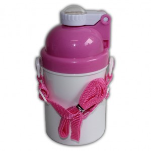Fľaška detská - ružová; 400 ml | vasedarceky.sk