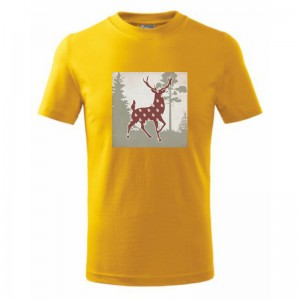 Tričko detské s motívom jeleňa | vasedarceky.sk