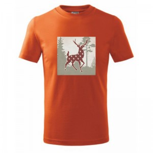 Tričko detské s motívom jeleňa | vasedarceky.sk