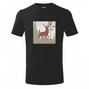 Tričko detské s motívom jeleňa | vasedarceky.sk