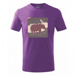 Tričko detské s motívom slona | vasedarceky.sk