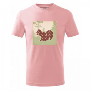 Tričko detské s motívom veveričky | vasedarceky.sk