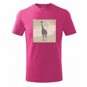 Tričko detské s motívom žirafy | vasedarceky.sk