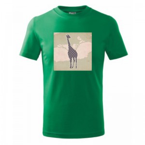 Tričko detské s motívom žirafy | vasedarceky.sk