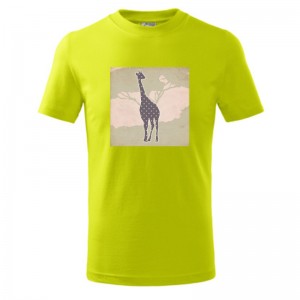 Tričko detské s motívom žirafy | vasedarceky.sk