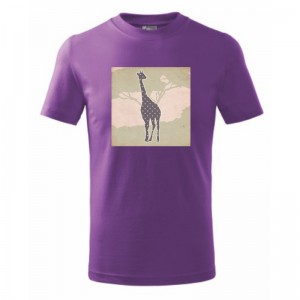 Tričko detské s motívom žirafy | vasedarceky.sk