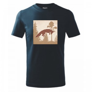 Tričko detské s motívom líšky | vasedarceky.sk